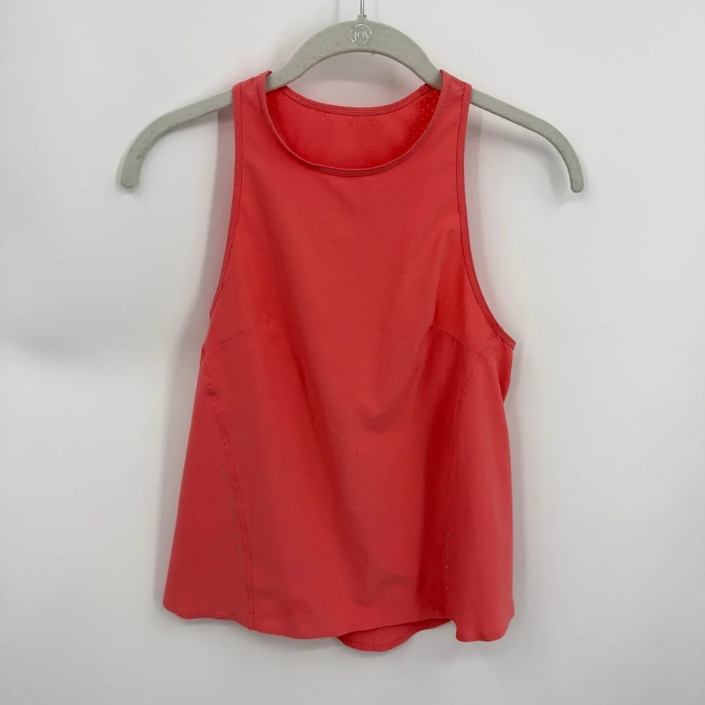 Lululemon coral‎ tank top sz XS  Missing this size tag